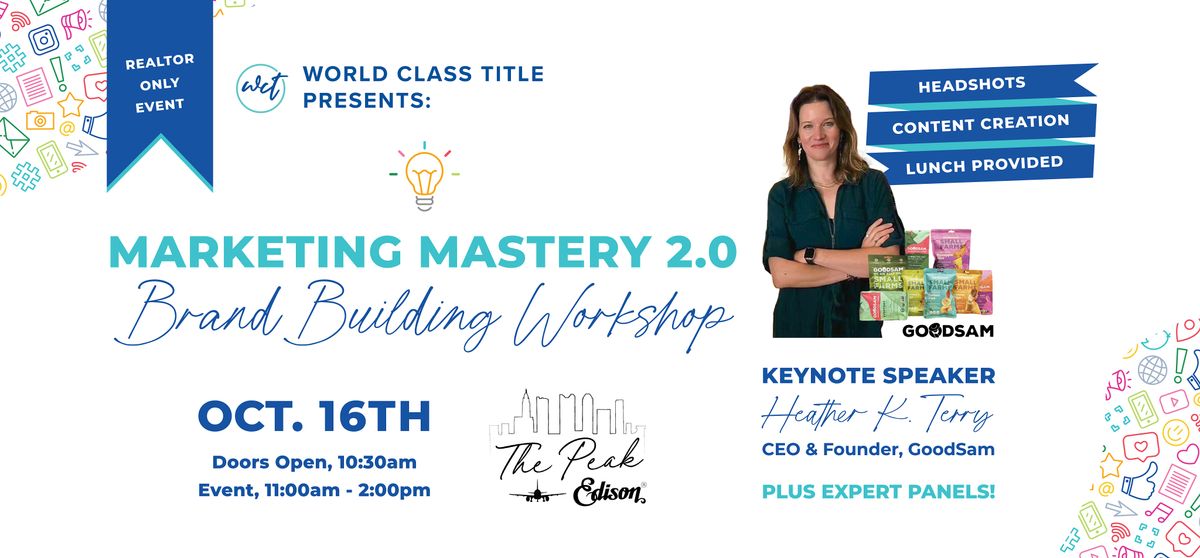 Marketing Mastery 2.0 - Brand Building Workshop