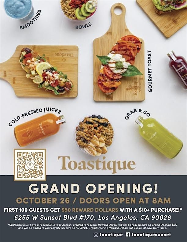 Toastique Grand Opening