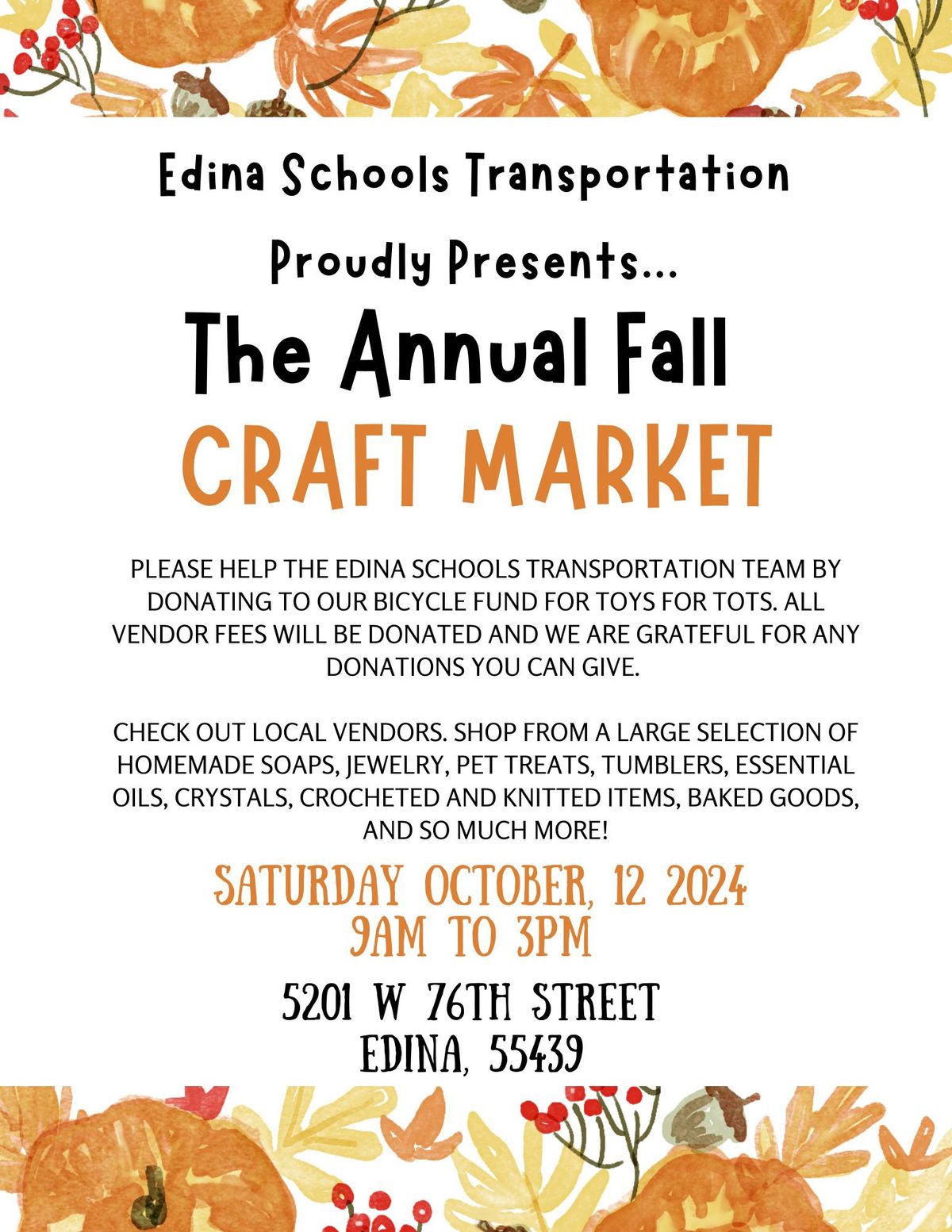 Annual Fall Craft Market