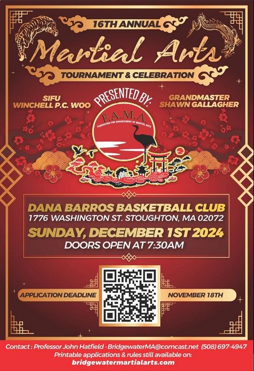 16th Annual Martial Arts Tournament and Celebration