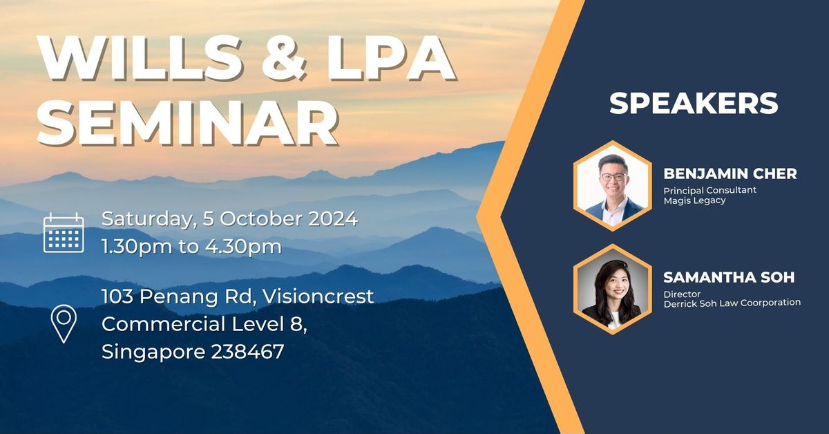 Wills and LPA Seminar