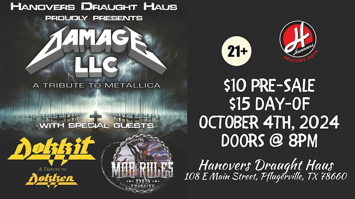 Damage, LLC - Mob Rules - Dokkit LIVE @ Hanovers Pflugerville