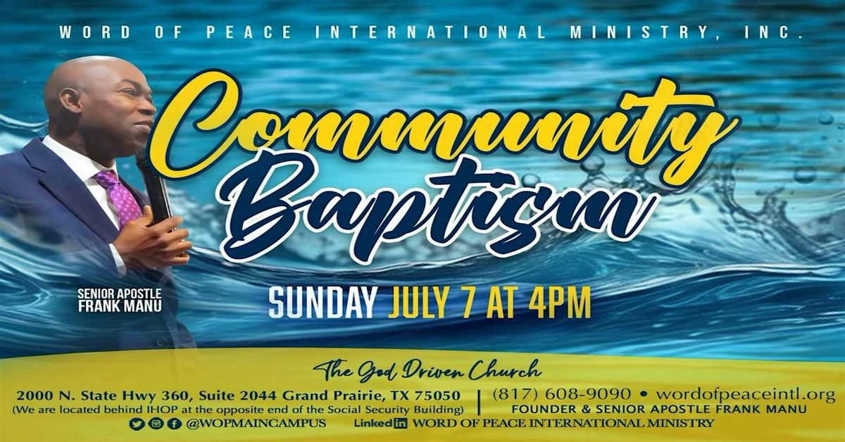 Community Baptism