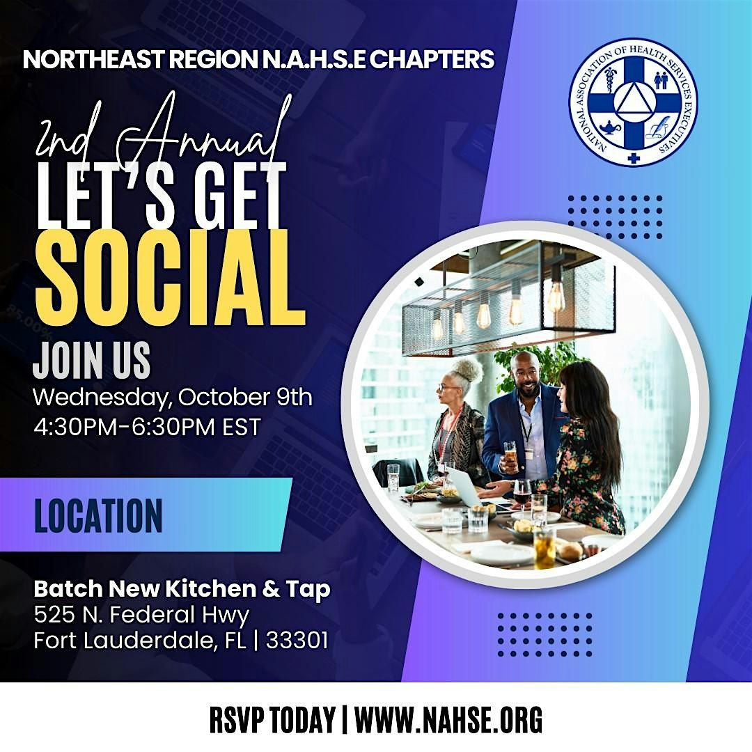 N.A.H.S.E Northeast Region Chapters'  2nd Annual "Let's Get Social" Mixer