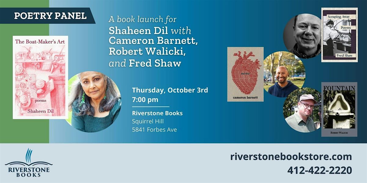 A Poetry Book Launch for Shaheen Dil with Local Poets at Riverstone