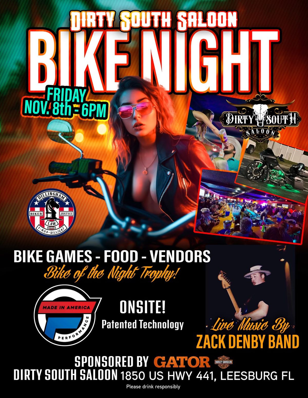 Bike Night at Dirty South Saloon