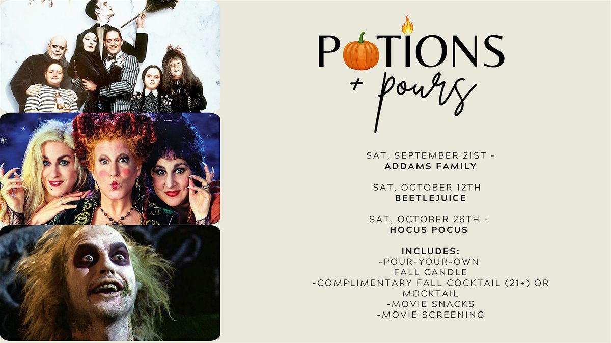 Potions & Pours | Fall Candle Making Event