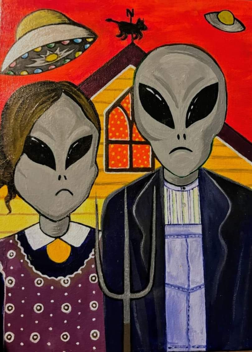 Alien Gothic Paint Party