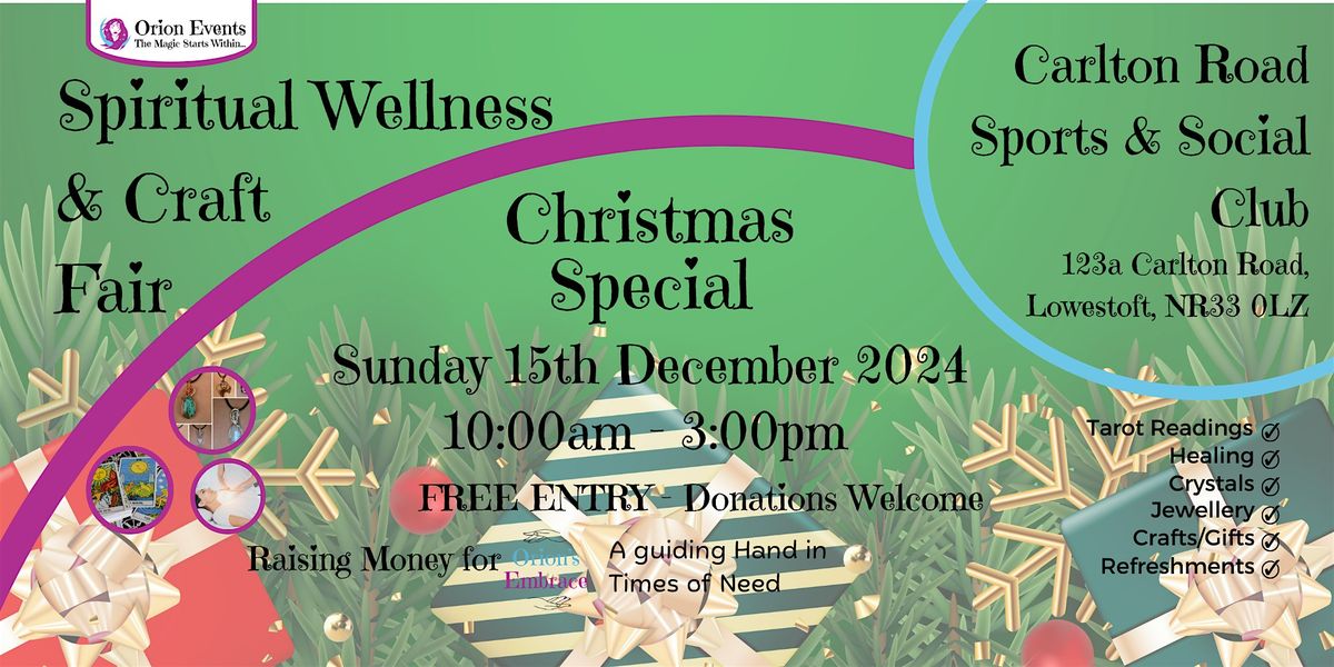 Christmas Special - Spiritual, Wellness and Craft Fair