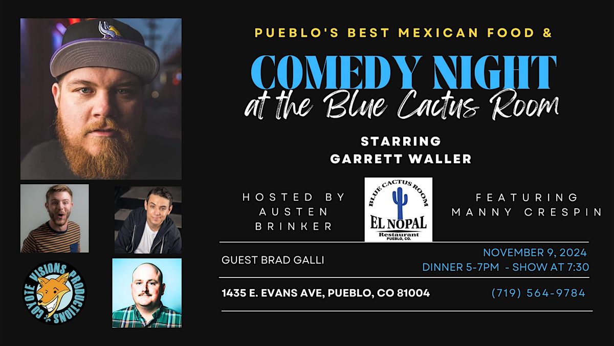 Comedy Night at the Blue Cactus Room Nov 2024