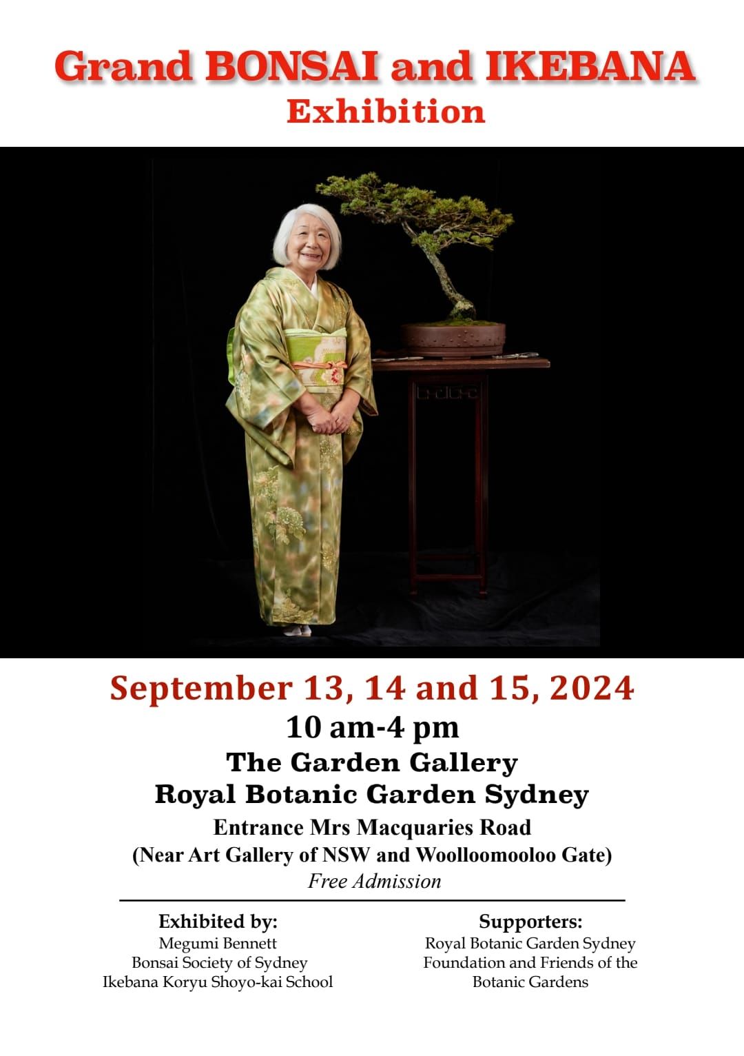 50th Anniversary of Megumi Bennett's Bonsai and Ikebana show