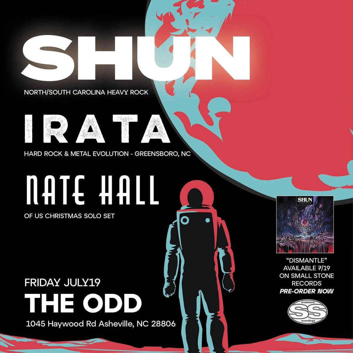 July 19 - Shun, Irata, Nate Hall at The Odd