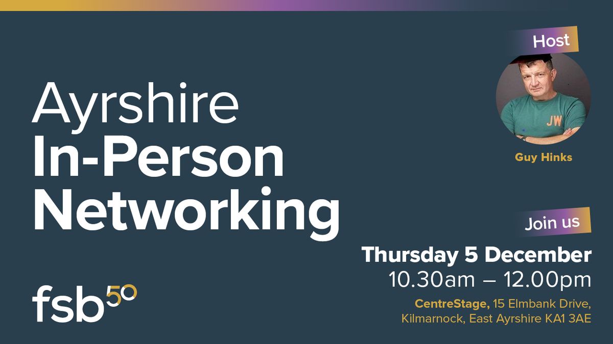 Ayrshire In-Person Networking