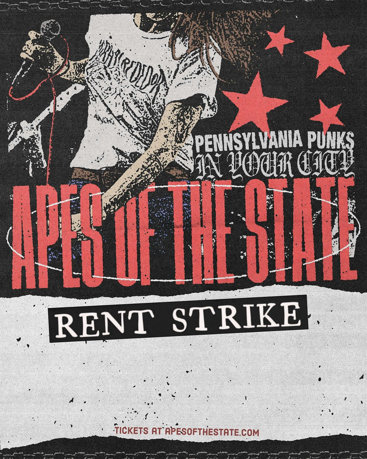 APES OF THE STATE + RENT STRIKE+THE DREADED REBELS