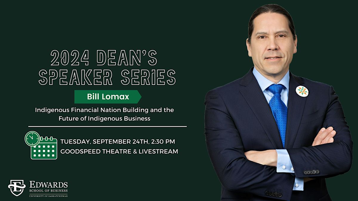 2024 Dean's Speaker Series with Bill Lomax