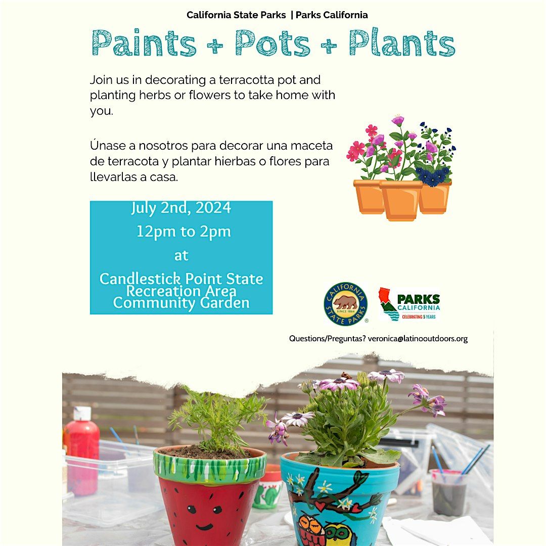 Paints + Pots + Plants