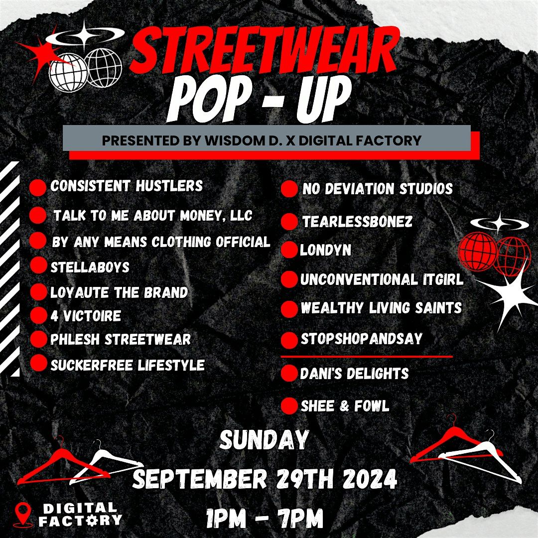 Digital Factory Street Wear Pop Up