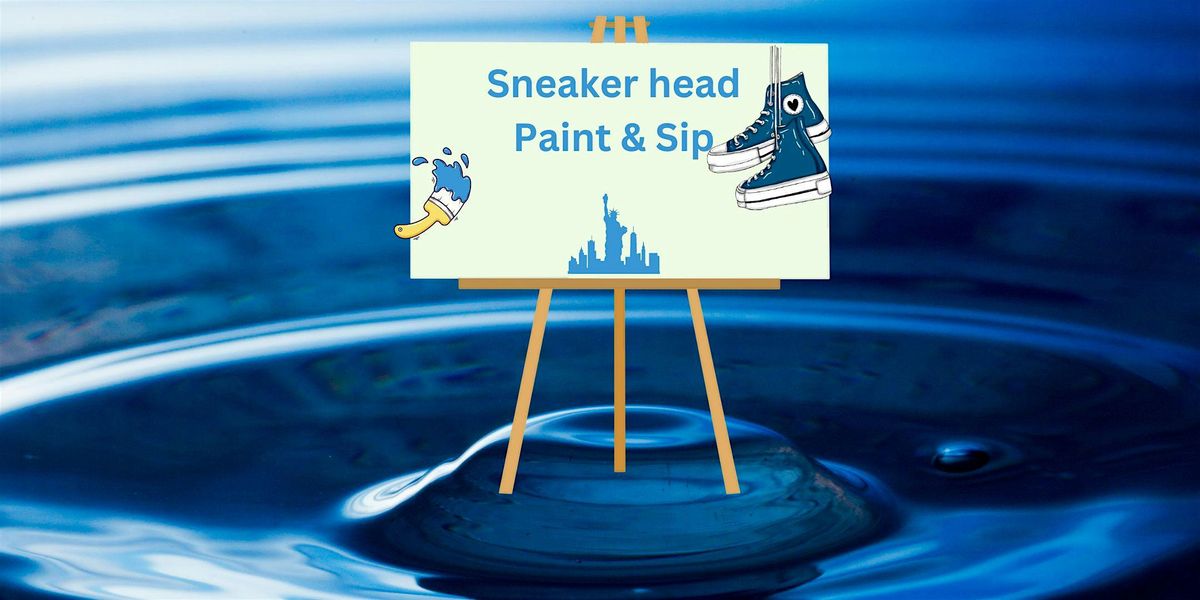 Sneaker head paint and sip