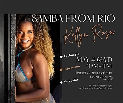 Samba from Rio!  Special Workshop with Kellyn Rosa