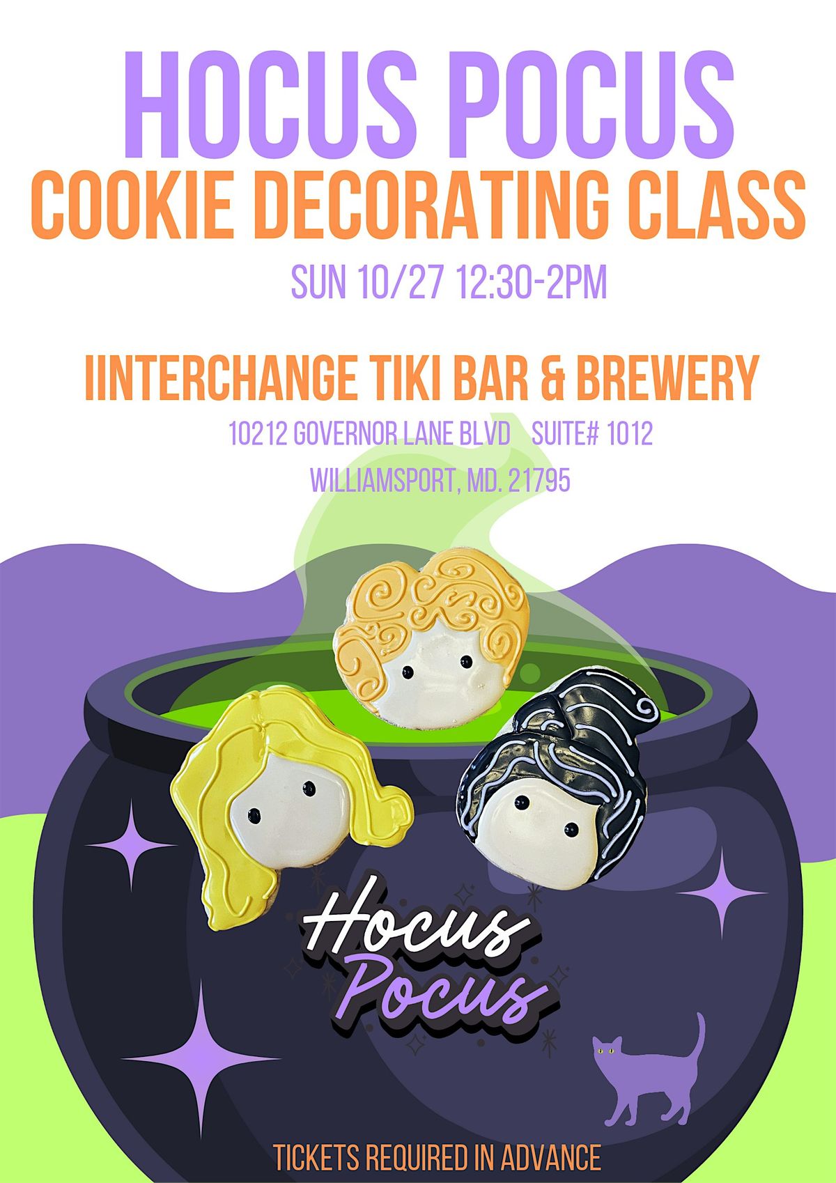 Hocus Pocus Cookie Decorating Class