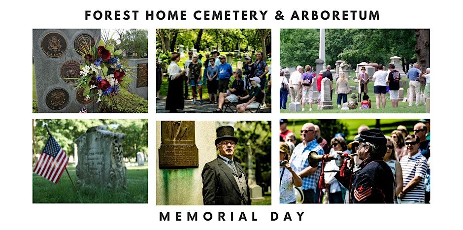 Memorial Day at Forest Home Cemetery