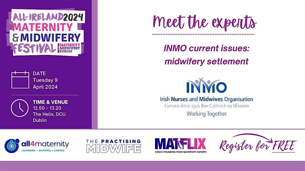 Meet The Expert  from INMO - AT THE VENUE