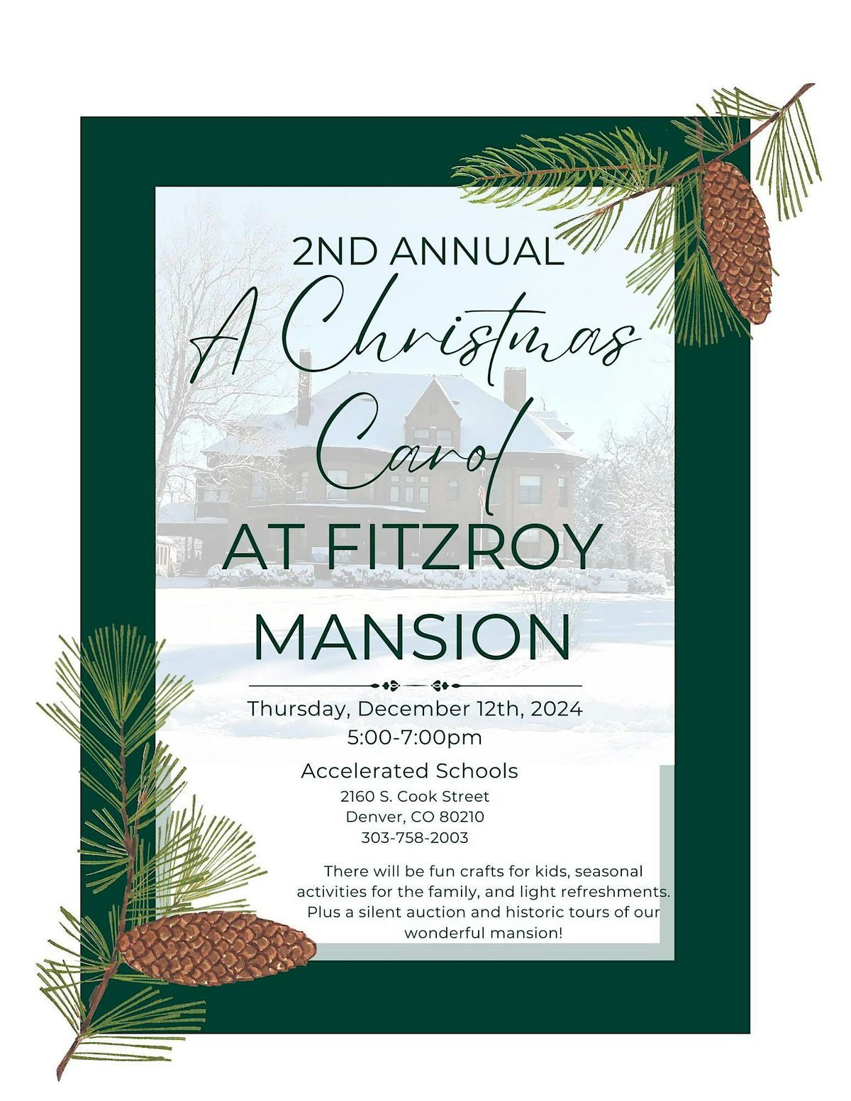 2nd Annual 'A Christmas Carol' at Fitzroy Mansion