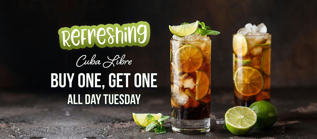 Cuba Libre Tuesday | BOGO Drinks | Longwood, FL