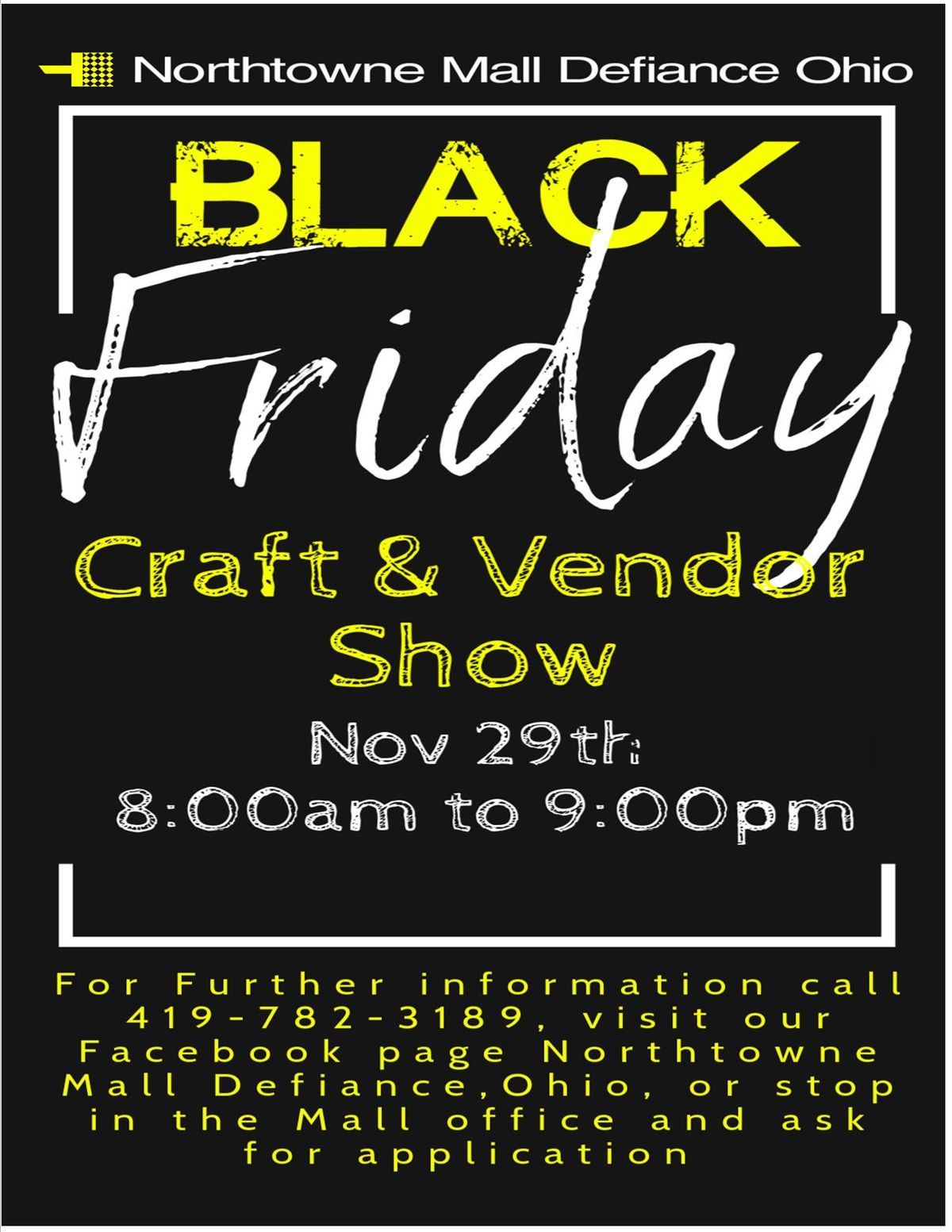 Northtowne Mall Black Friday Craft and Vendor Show