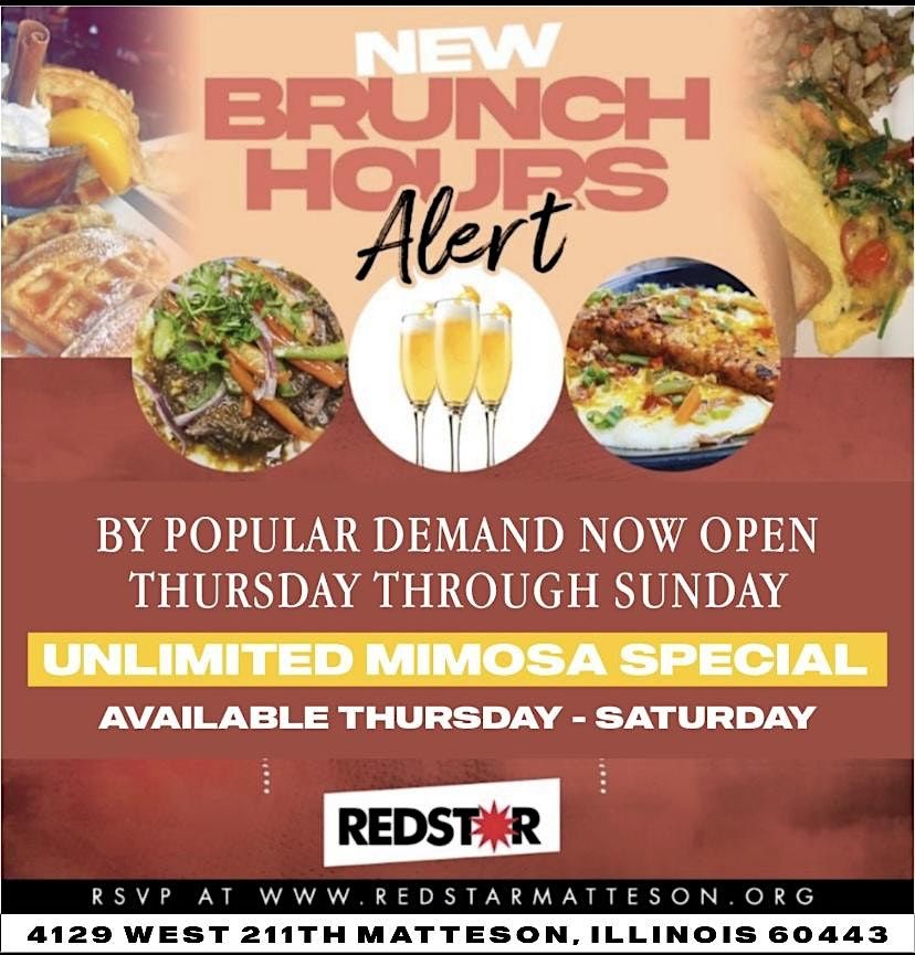 THURSDAY BRUNCH UNLIMITED MIMOSA