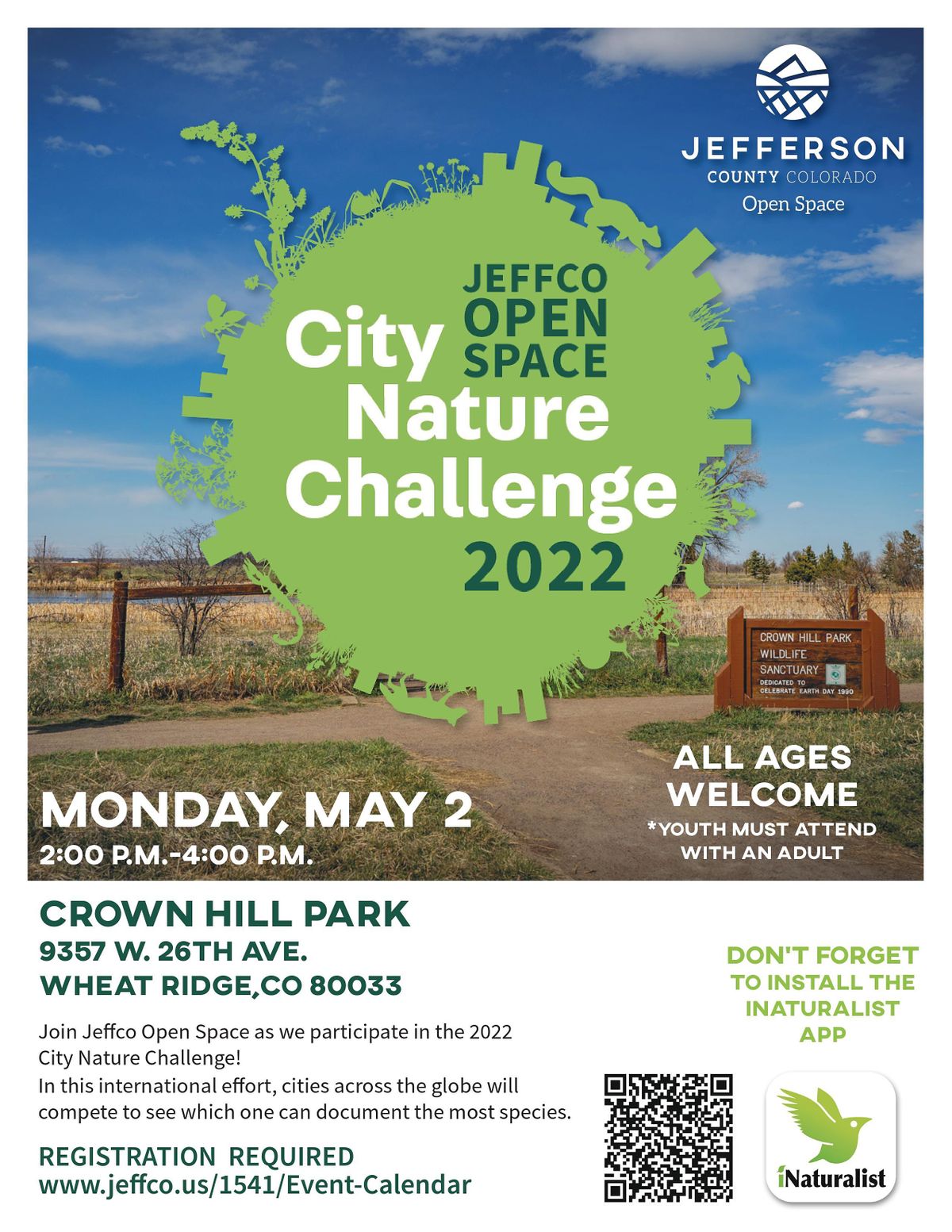 City Nature Challenge Hike 2022 With JeffCo Open Space, Crown Hill Park ...