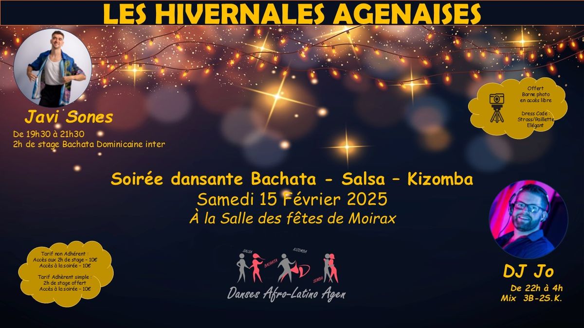 Les Hivernales Agenaises - avec Javi Sones - Soir\u00e9e B-sk Dj Jo- Asso DALA