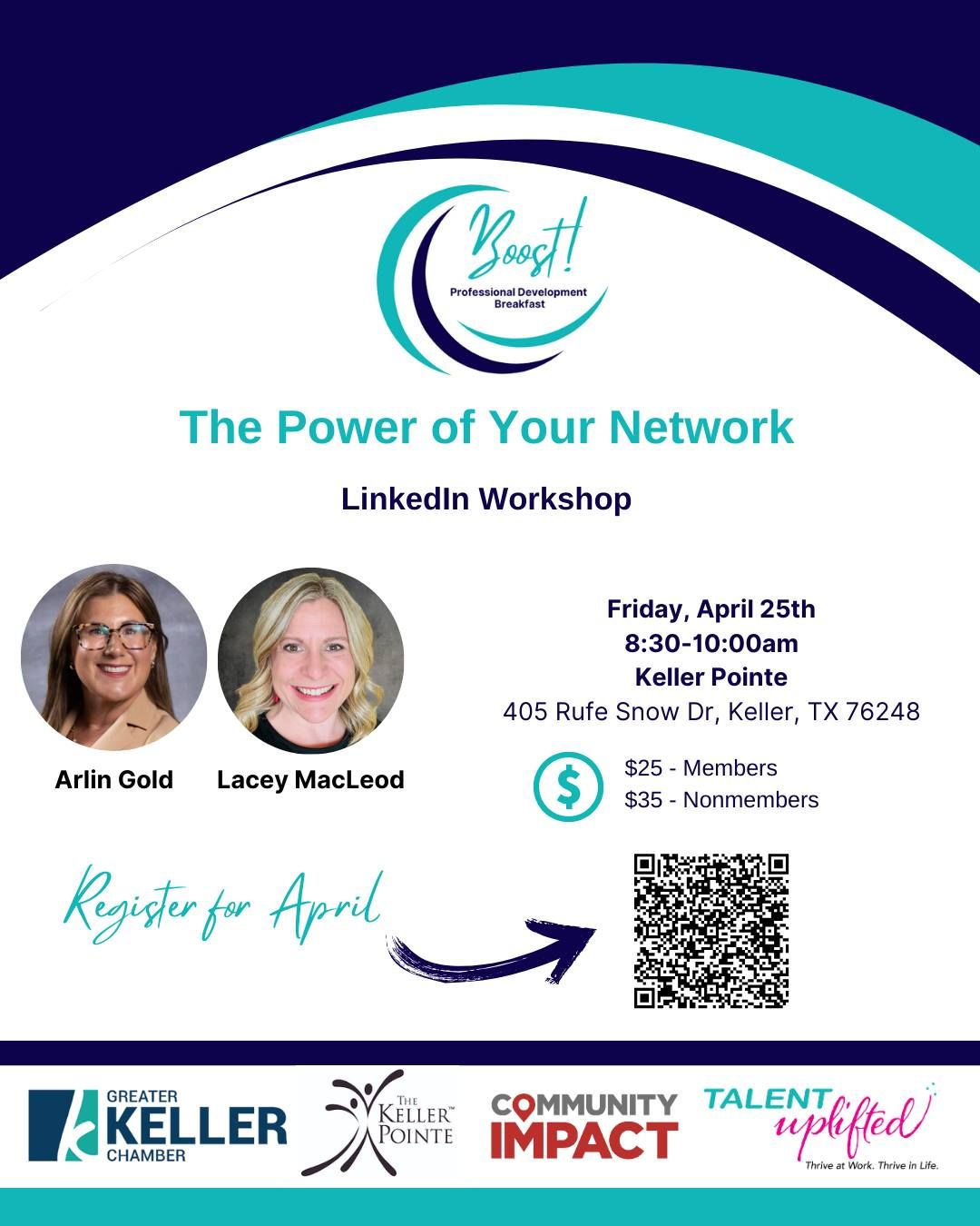  2025 Boost! Professional Development Breakfast- The Power of the Network: LinkedIn Workshop