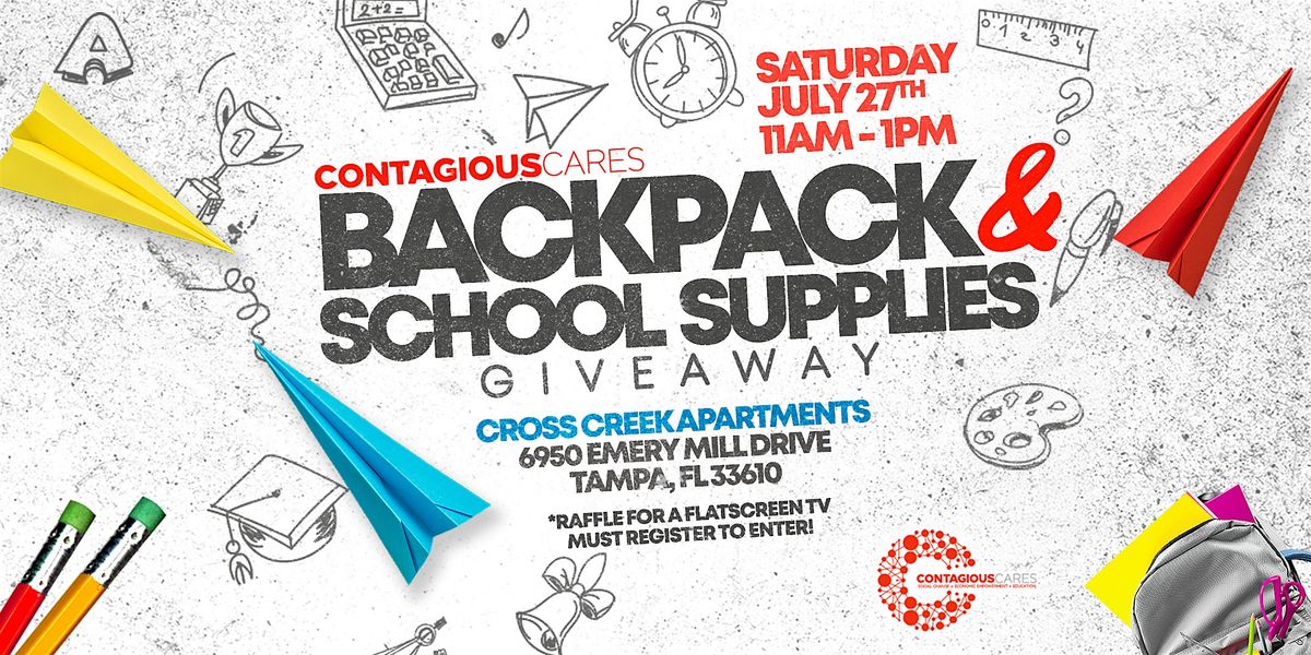 Backpack & School Supply Giveaway - Cross Creek Apartments