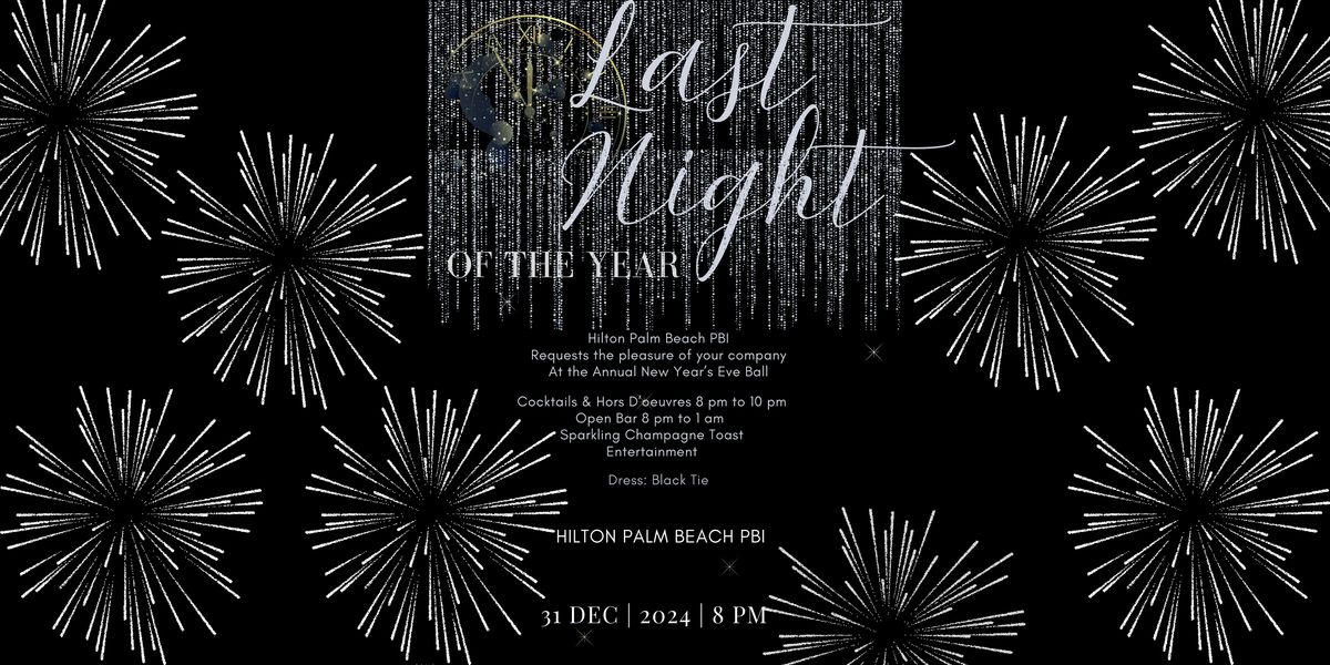 New Year's Eve Gala Hilton Palm Beach PBI