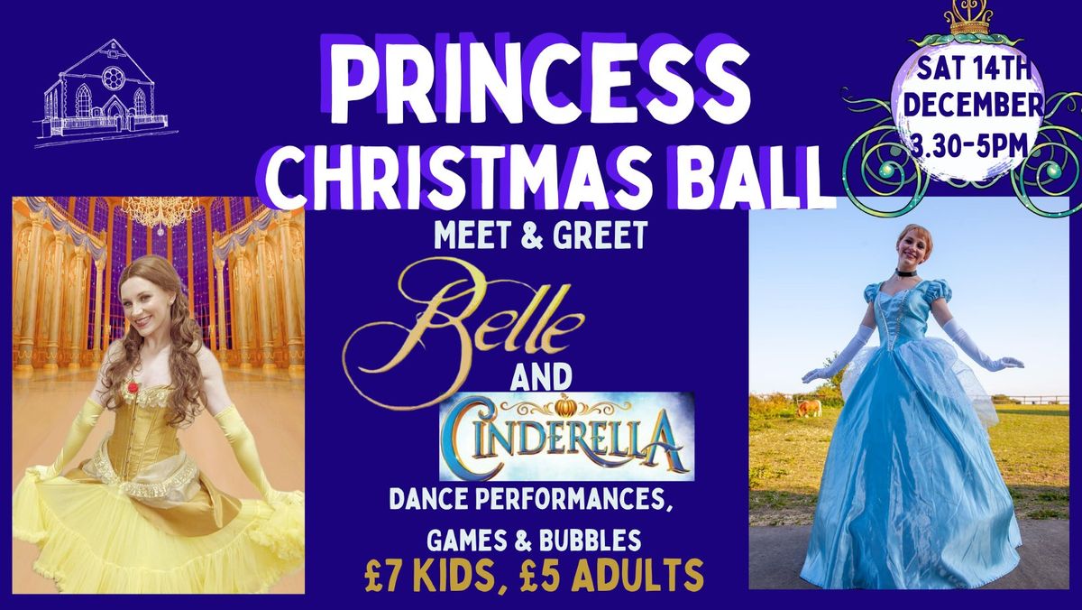 Princess Christmas Ball! With Belle & Cinderella!