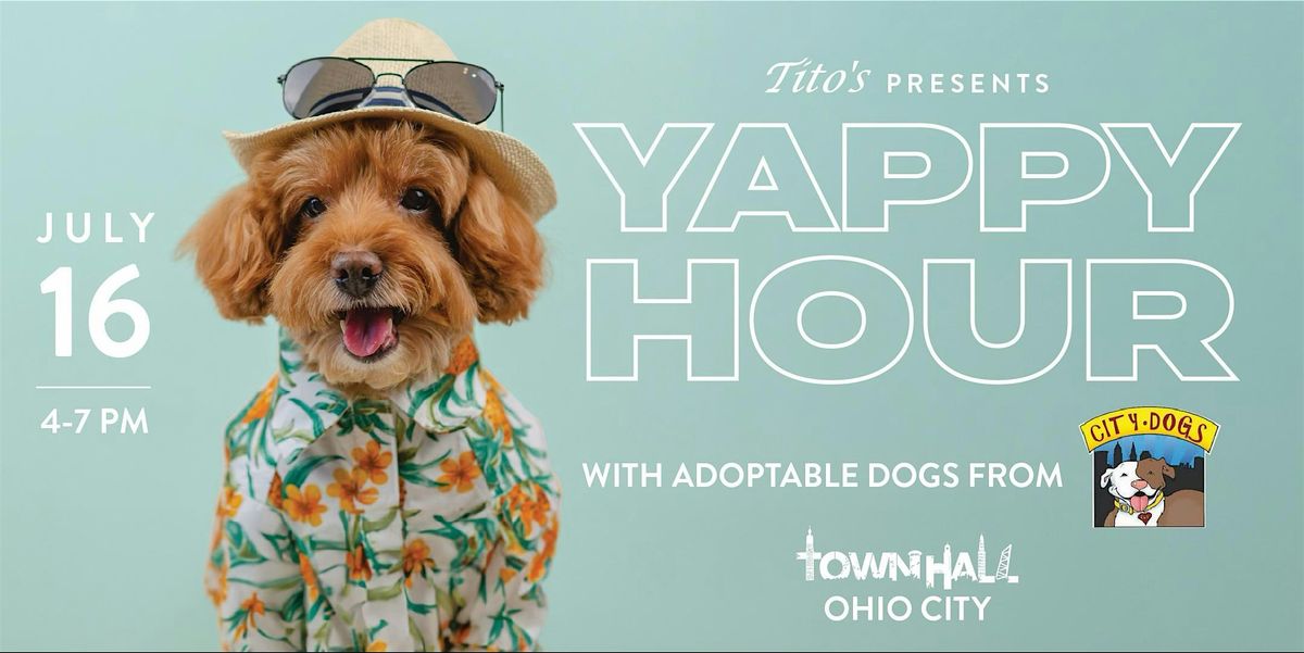Yappy Hour with Townhall Ohio City x Titos Handmade Vodka x City Dogs!