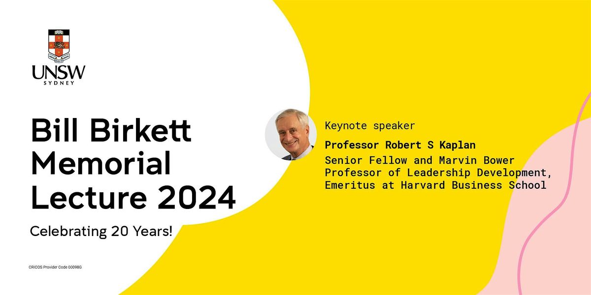 Bill Birkett Memorial Lecture 2024