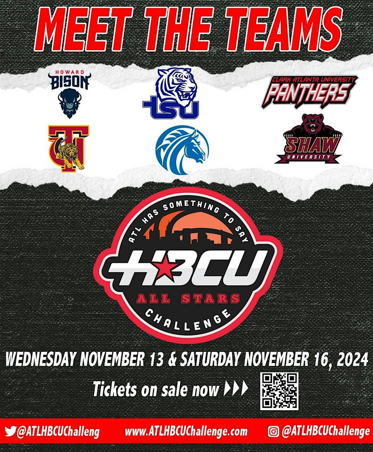 ATL Has Something to Say HBCU All-Stars Challenge Saturday, November 16th