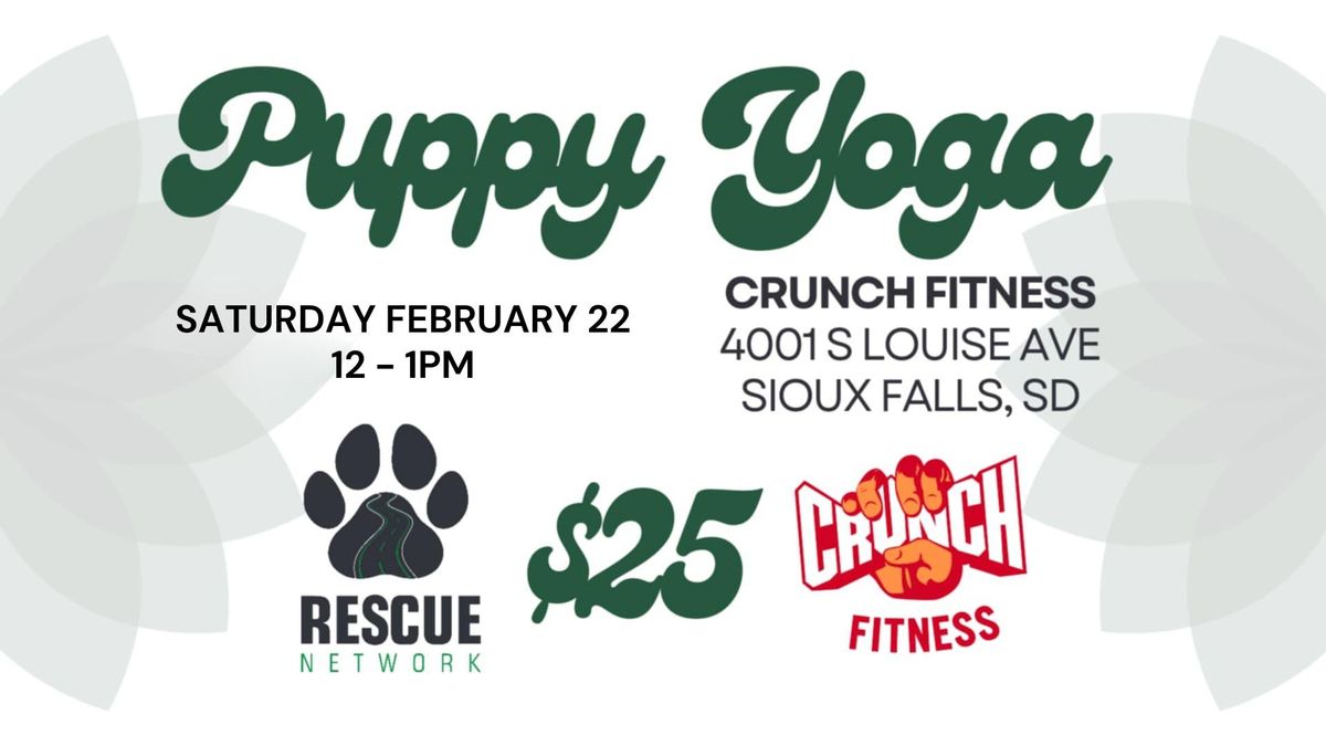 SD - Puppy Yoga with Crunch Fitness