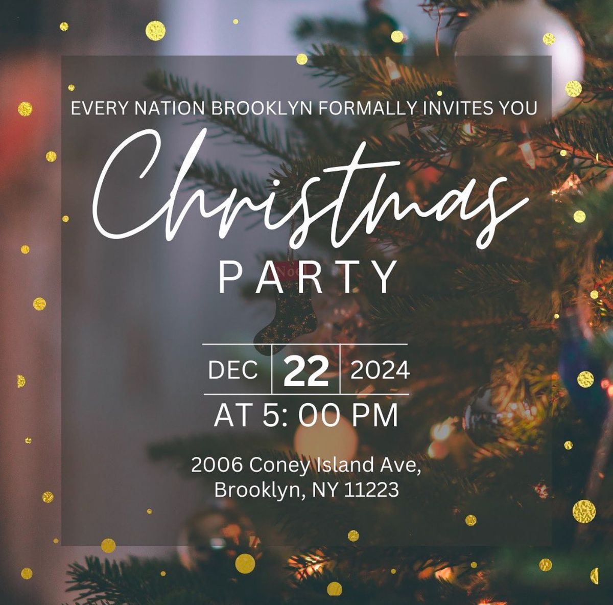 \ud83d\udcabEVERY NATION BROOKLYN CHRISTMAS PARTY\ud83d\udcab