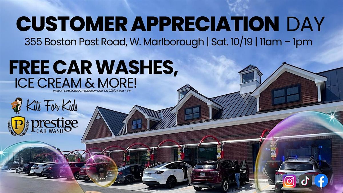 Prestige Marlborough Appreciation Day - FREE Washes, MINION visit & More