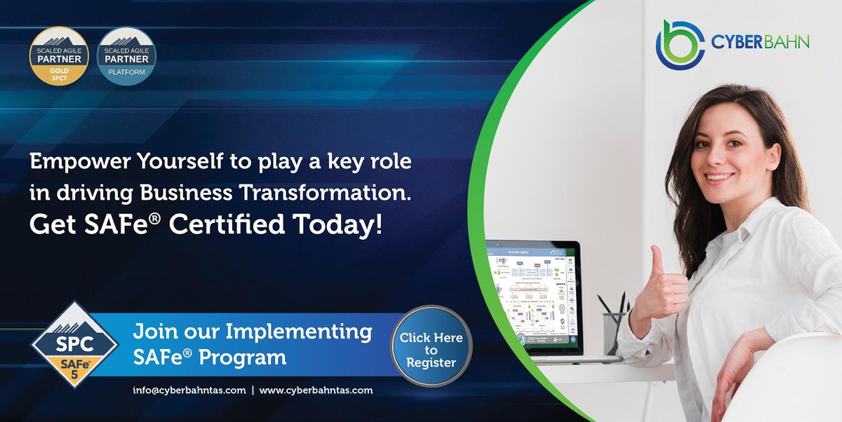 Implementing SAFe (SPC)5.1, Online, 27 January to 30 January