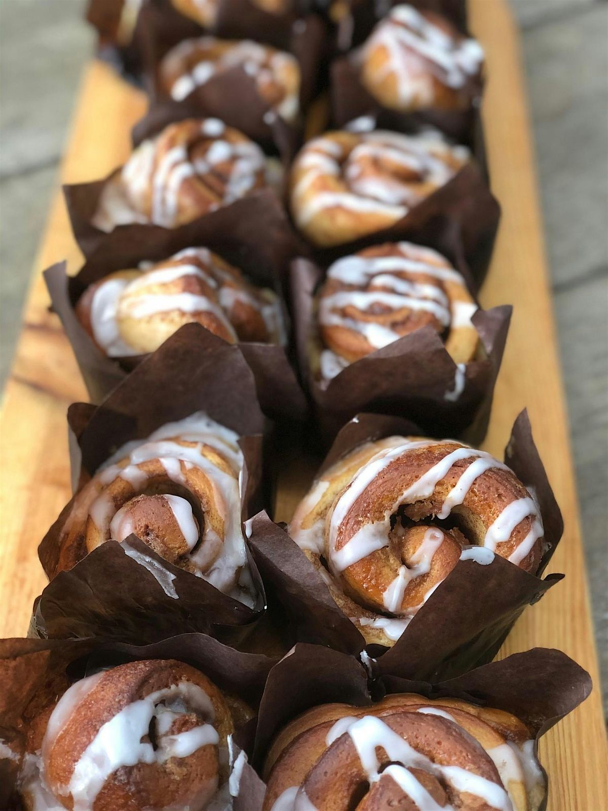 Cinnamon buns, Kipferl and Austrian breakfast rolls