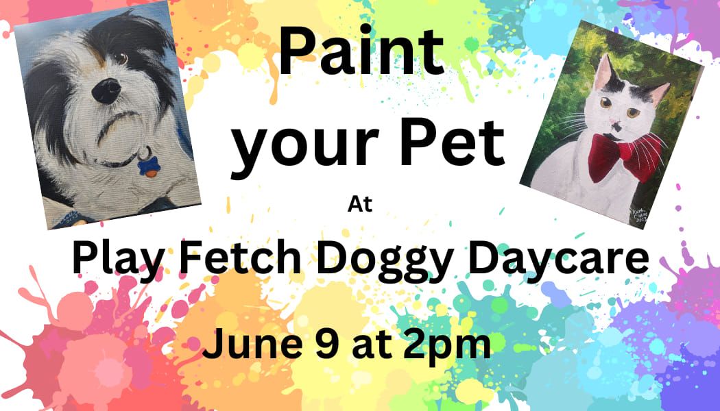Paint Your Pet at Play Fetch! 