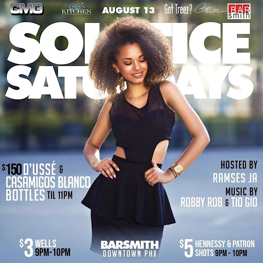 Solstice Saturday at Bar Smith ($3 Wells $5 Hennessy & Patron 9pm-10pm)