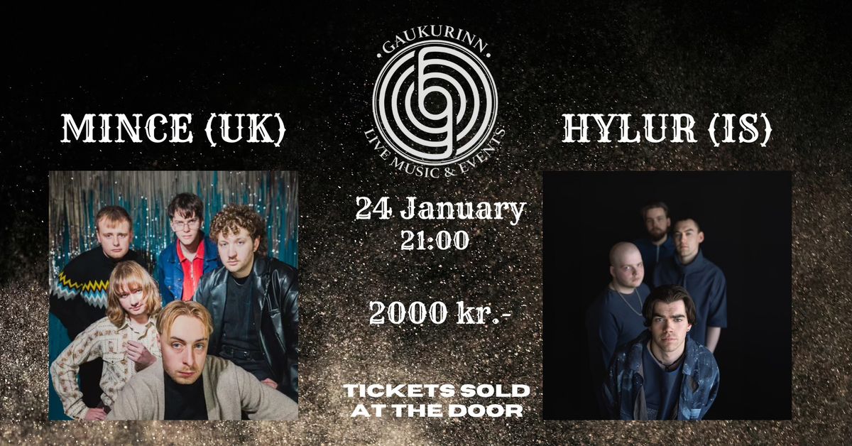 HYLUR (IS) \/\/ MINCE (UK) \/\/ Gaukurinn 24.01.25