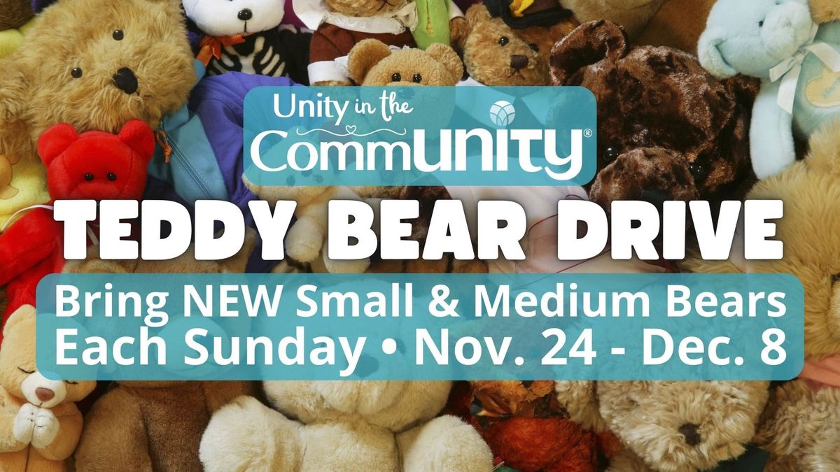 Teddy Bear Drive | Unity in the CommUnity