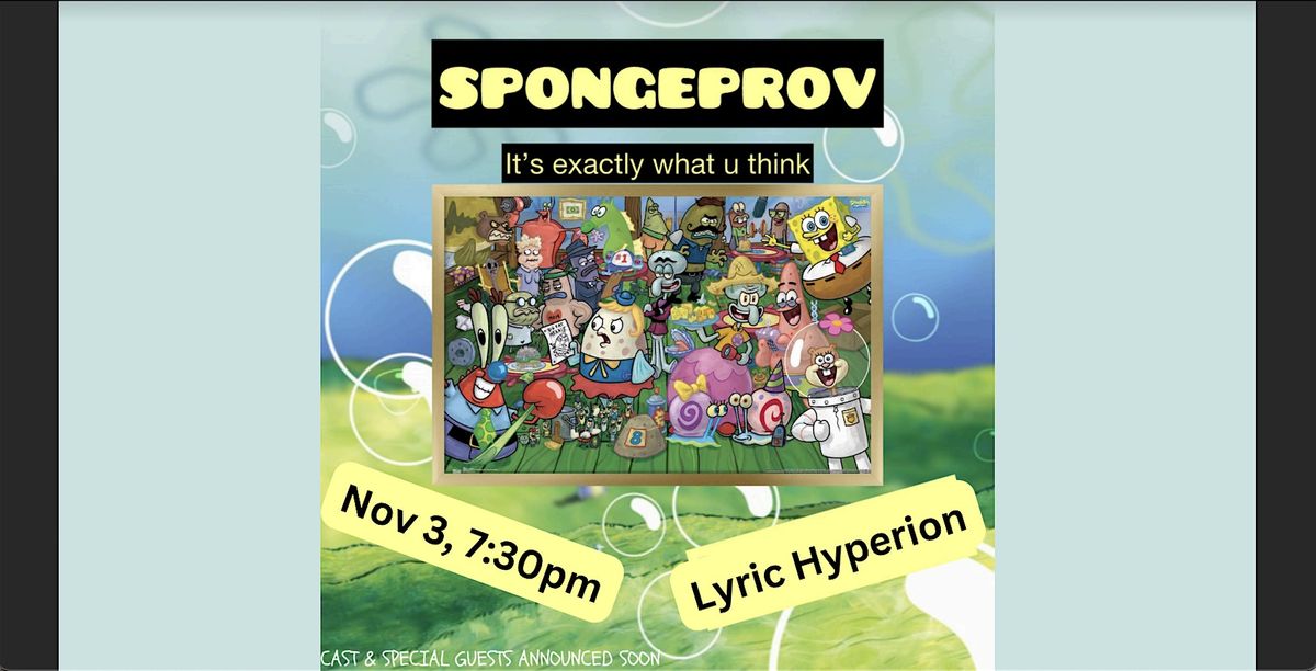 Spongeprov