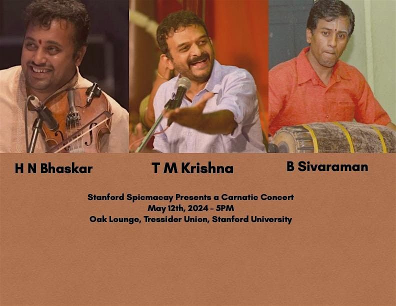 Concert by T M Krishna, HN Bhaskar, B Sivaraman